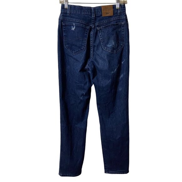 LEE Vintage Women Super Distressed High Waisted Mom Ripped Retro Y2K 80's Size M - Picture 2 of 12